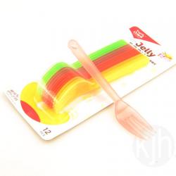 多彩喱叉，12支/板