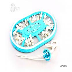 炫彩長(zhǎng)圓形24夾曬架