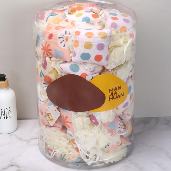 桶裝-泡泡芙沐浴球搓