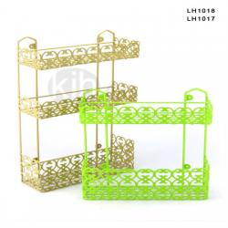 雕花方型二層、三層架